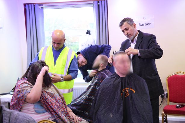 Hair cuts for the homeless (Image: Purpose of Life)