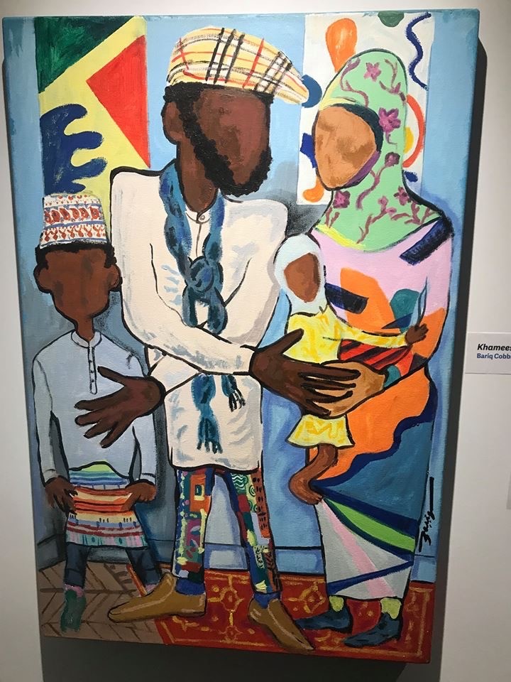 Image Art commissioned for America to Zanzibar Exhibit, by Philadelphia Muslim Artist, Bariq Cobbs