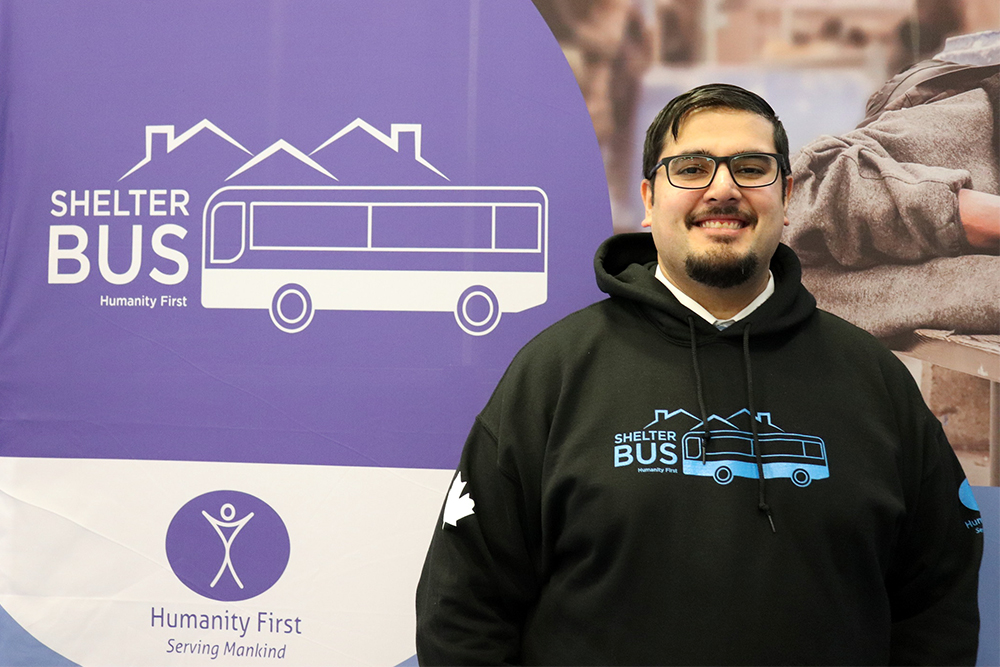 Naeem Farooqi, the Shelter Bus project manager, said the bus has served more than 1,000 people in December 2019. Courtesy photo