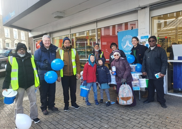 All the money collected on the day and later will be donated to international charities Water Aid and Muslim Hands. Picture: Holly Chant