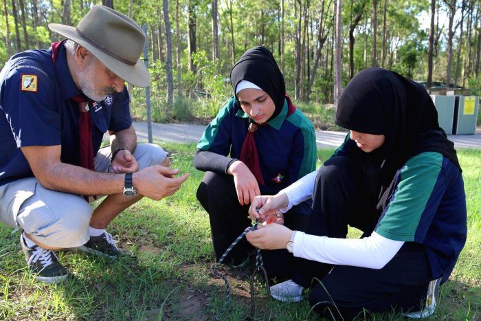 Ms Scott says parents feel safe to let their kids join the group as it is more Muslim-friendly.
ABC News: Rachel Riga