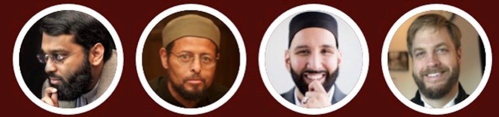 Picture of Imam Yasir Qadhi, Imam Zaid Shakir, Imam Omar Suleiman & Imam Suhaib Webb