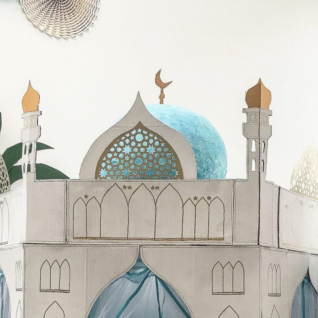 Family Creates Cardboard Mosque at Home for Lockdown Ramadan - About Islam