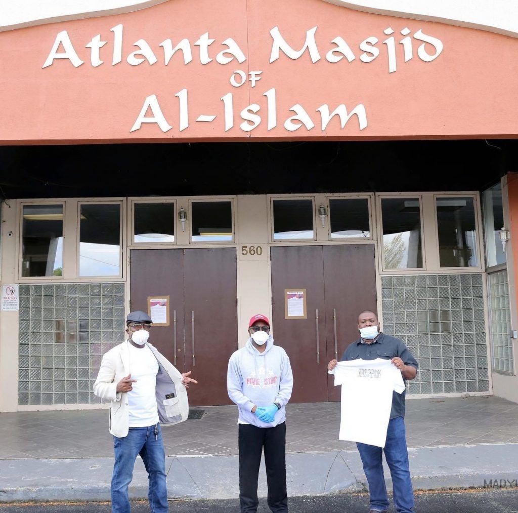 In front of Atlanta Masjid Al-Islam