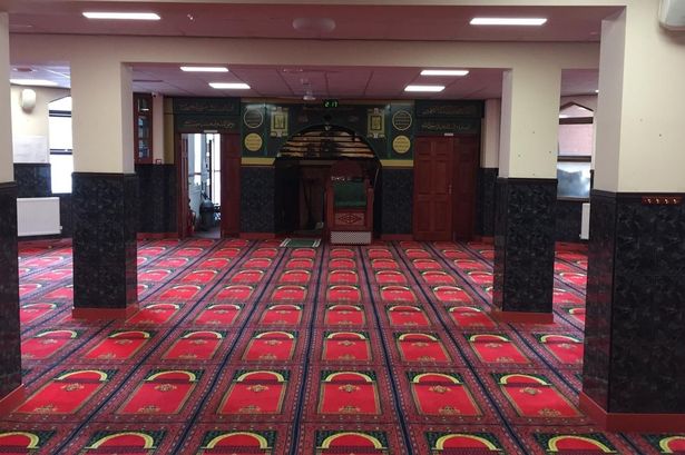 The Islamic Centre which can normally hold up to 250 people, is currently getting 40 worshippers for prayer (Image: Abid Taj)