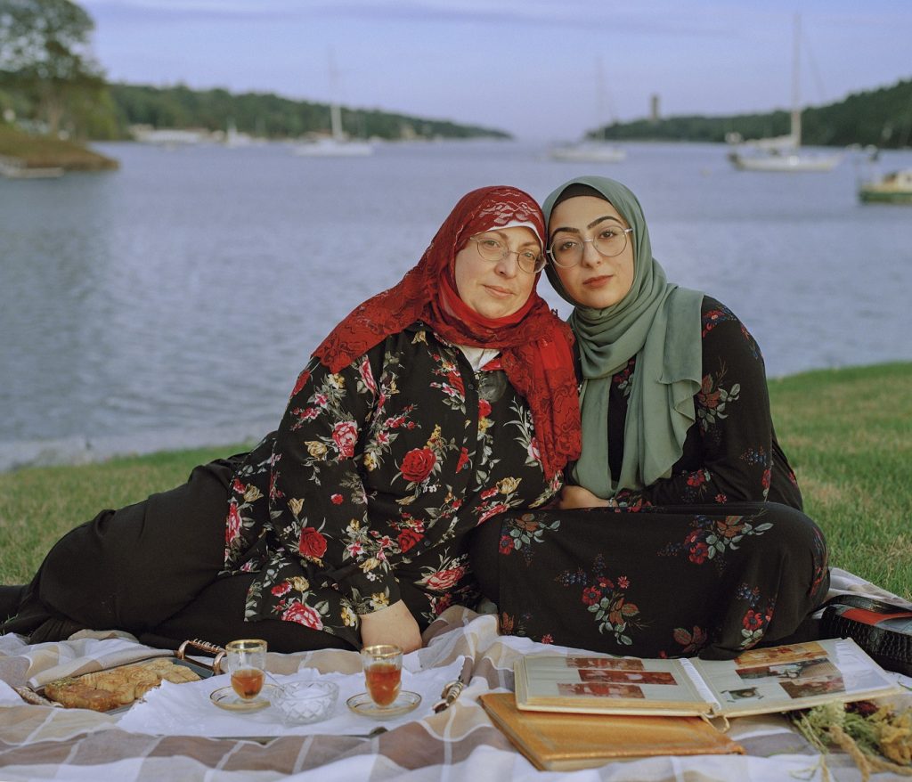 Ghada Matar (left) arrived in Canada with her family from Lebanon when she was 12. Years later, she moved to Halifax from Ottawa with her husband and children. Fatima Beydoun (right) is her daughter. – Contributed