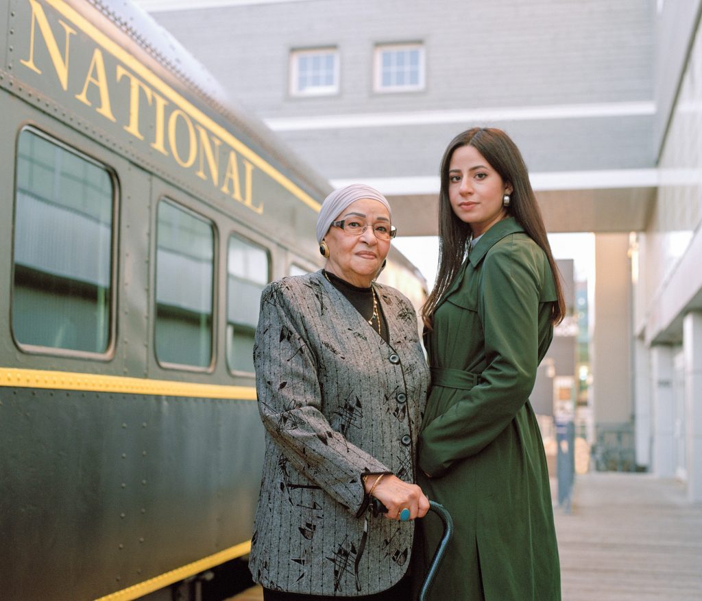 Ragaa Mosri (left) and her granddaughter Mariam Fahmy. Fahmy came to Halifax from Kuwait with her mother and two brothers in 2008. They are of Egyptian descent. – Contributed