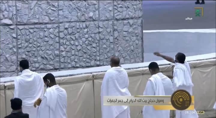 Pilgrims Stone Devil with Sanitized Jamarat as Hajj Culminates - About Islam