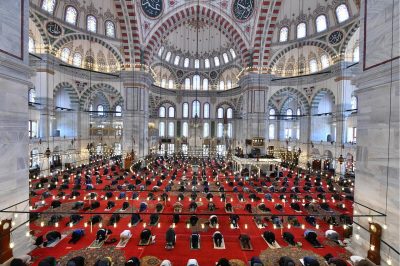 Fatih Mosque, Fatih, Istanbul - MAY 29 2020