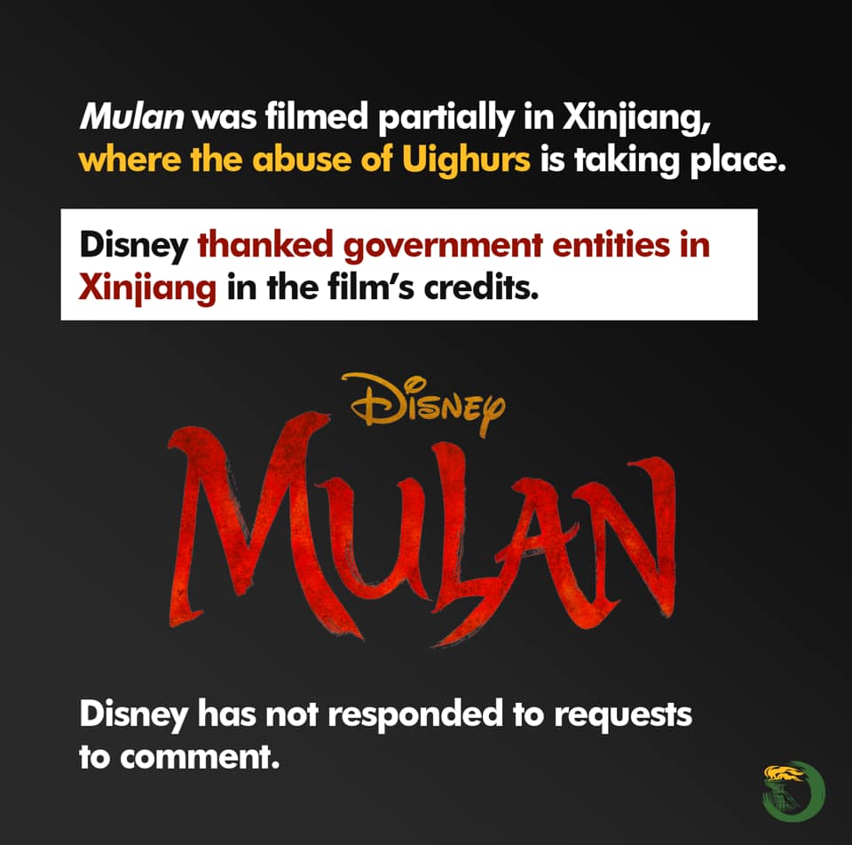 Muslims Call to Boycott Disney Movie Filmed in Xinjiang - About Islam