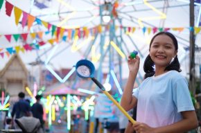 Happy young girl playing game-Is Entertainment Haram?