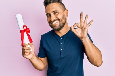 Father obsessed with his degrees