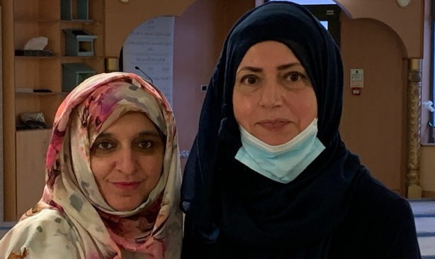 Sofia Bhatti (right) pictured with Tabassum Khokhar
(BBC)