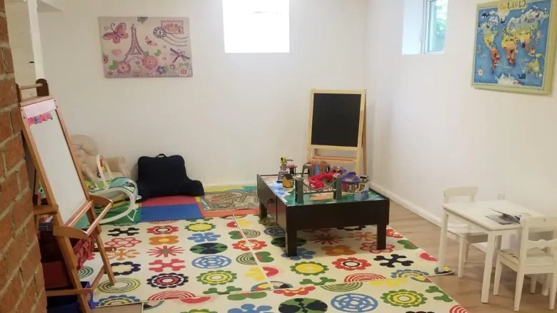 A playroom at a Sakeenah Homes shelter in Toronto. (Submitted by Zena Chaudhry/CBC)