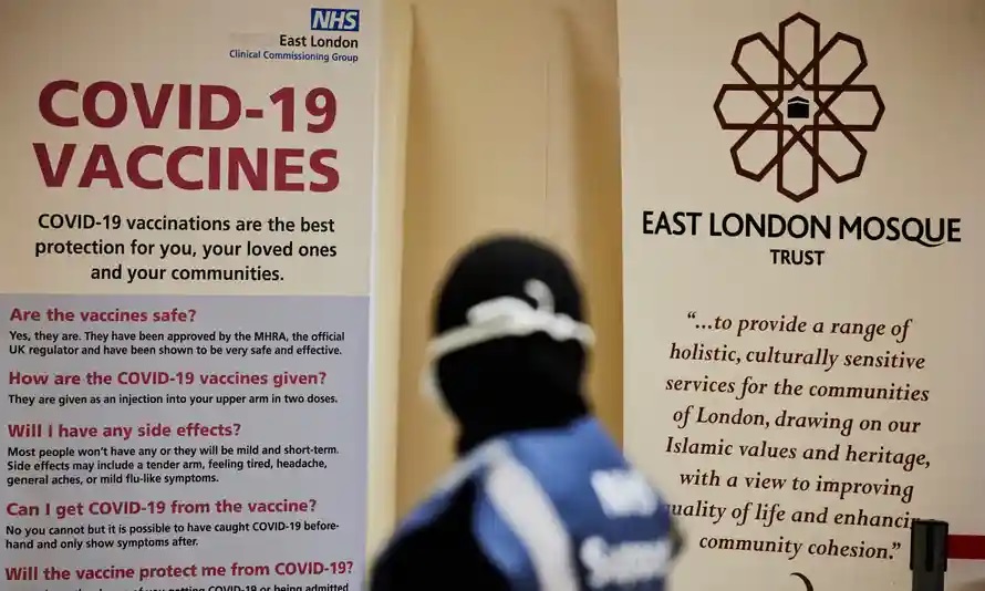 The aim was to make sure people have easy access to vaccinations in trusted community settings. Photograph: David Levene/The Guardian
