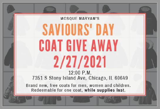 Chicago Mosque Plans Free Coat Giveaway - About Islam
