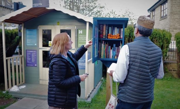 A free library to promote reading was unveiled this week (Image: Halifax Community Kitchen)