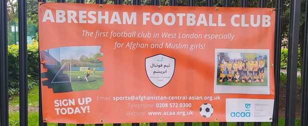 Abresham FC is based in West London’s large Afghan community (Image: Abresham FC)