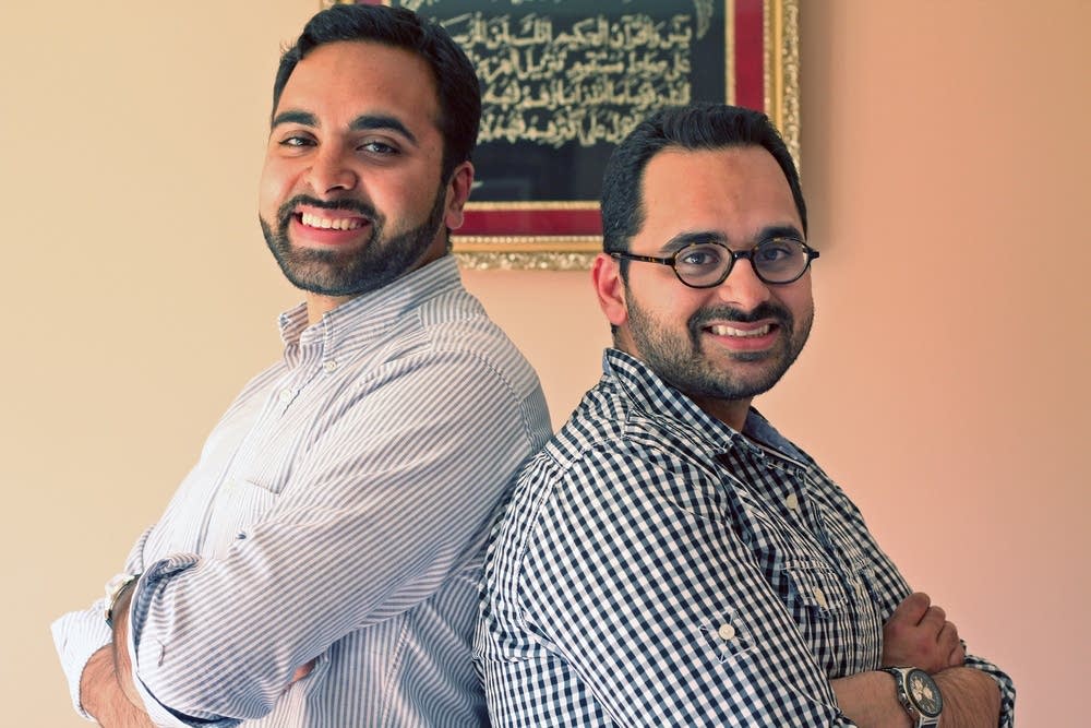 Amin Aaser, left, and his older brother, Mohammed Aaser