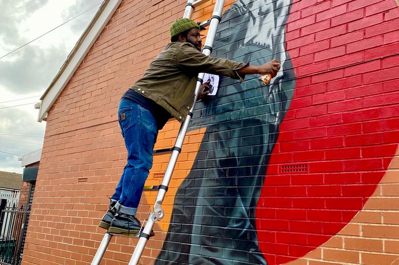 Bunny Bread with the stunning mural (Image: Punch Records)