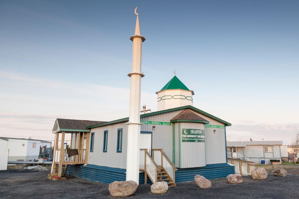 The Midnight Sun Mosque in Inuvik, Canada.
PHOTO: ALAMY STOCK PHOTO