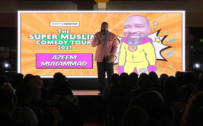 Headliner Azeem Muhammad, from St. Louis in Missouri, joined the Penny Appeal tour in 2018 and has been a growing success since. (AN Photo/Sarah Glubb)