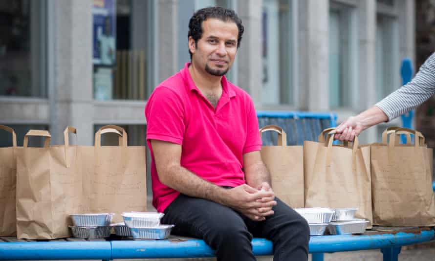 ‘I understand what it’s like to be hungry’: Khaled Wakkaa. Photograph: Alicia Canter/The Guardian