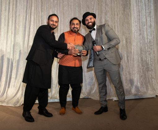 Aftab Hussain and Nadeem Ahmad from 360 Secure System, won the Small Business of the Year award
