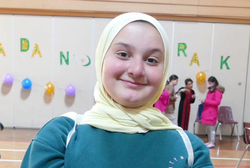 Maryam Almiski, 10, said she plans to spend Ramadan reflecting on how to become a better person. (Walther Bernal/CBC)