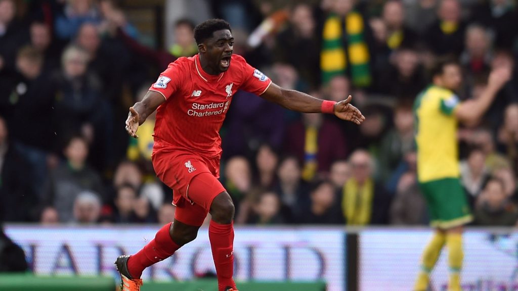 Liverpool’s Kolo Toure celebrates their winning goal against Norwich in January 2016