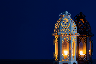 Ramadan Kareem Greeting Photo of Beautiful Arabic Lantern-Fasting Fiqhi Issues