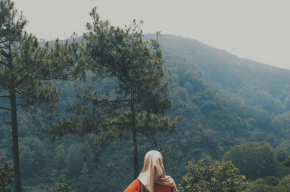 Woman in Brown Hijab Standing on Mountain-Are There Different Levels of Women’s Covering?