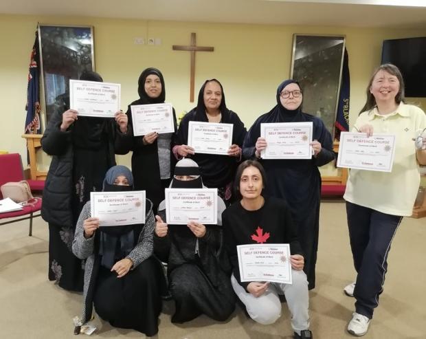 Blackburn Carers self defence course graduates