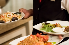 waiter-serving-food-Can You Serve Haram Food and Teach Music in Internship?