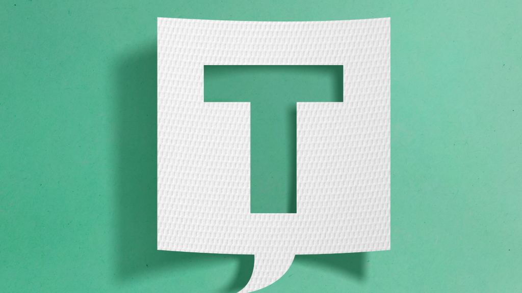 speech-bubble-with-letter-t-Should You Erase the Letter T as It Resembles the Cross?