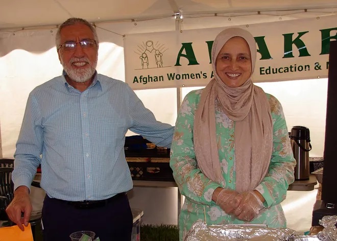 Bibi and Saber Bahrami, co-founders of the Islamic Center of Muncie