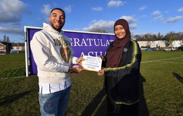 Asha Rage presented with Pride of Birmingham award as Troy Deeney praises ‘inspiring’ coach