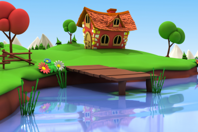 Cartoon fishing pond-Creating Cartoons with Faces for Children?