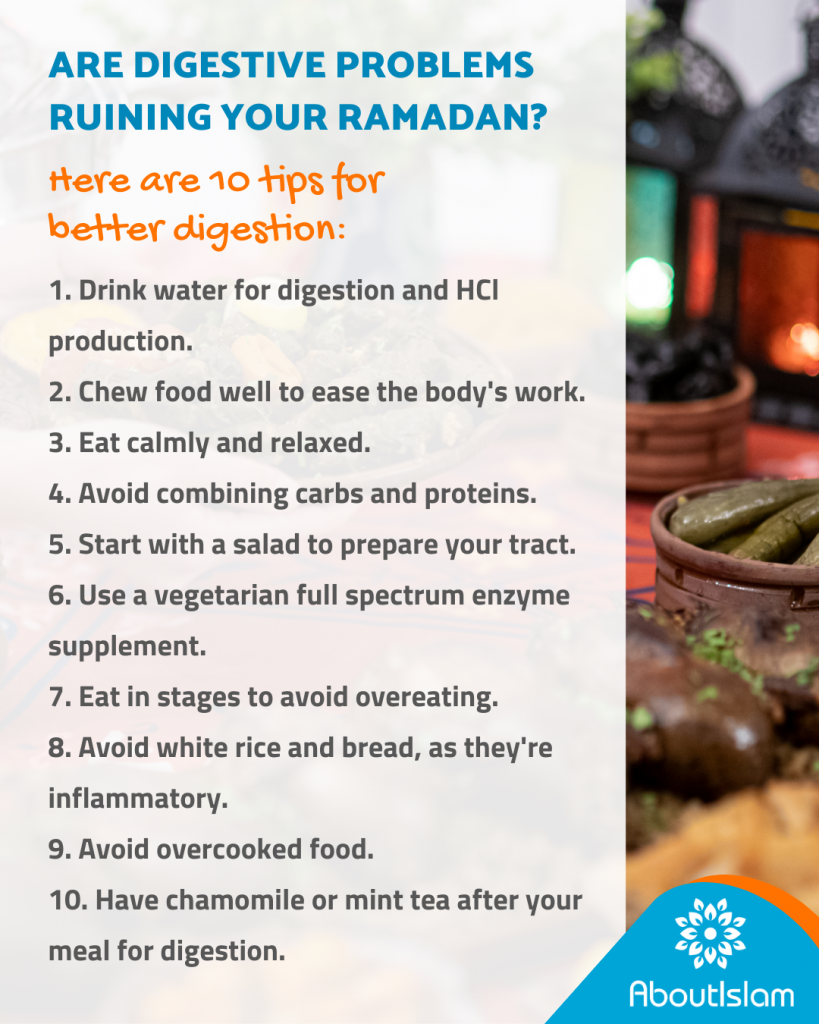 Are Digestive Problems Ruining Your Ramadan? - About Islam