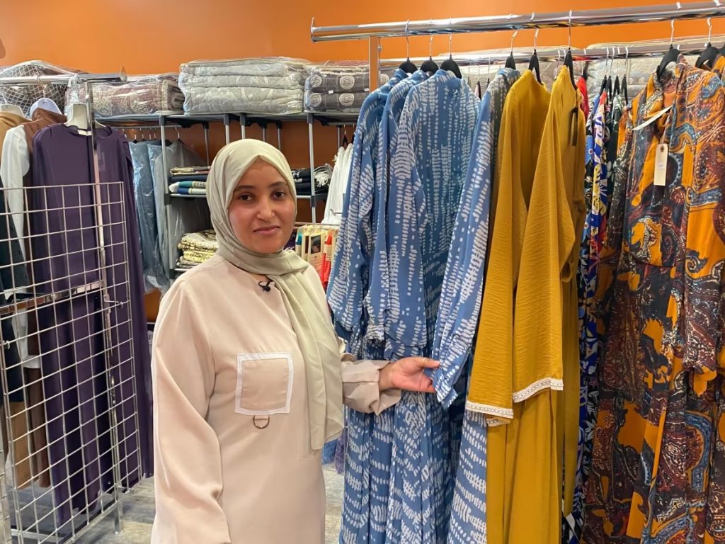 Meriyema Seid opened Abijata Marketplace this past winter. (Radjaa Abdelsadok/Radio-Canada)
