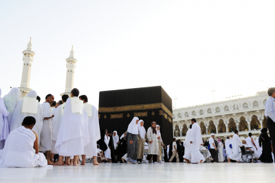 Muslims in makkah for hajj