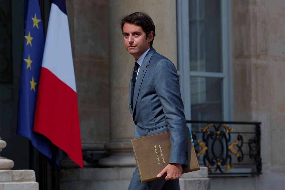 Newly appointed French Education Minister Gabriel Attal (REUTERS/Gonzalo Fuentes)