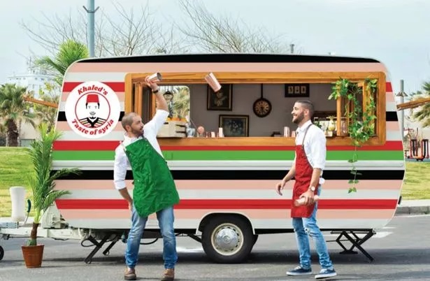 The vision for the street van that is hoped to become the home of Khaled’s Taste of Syria