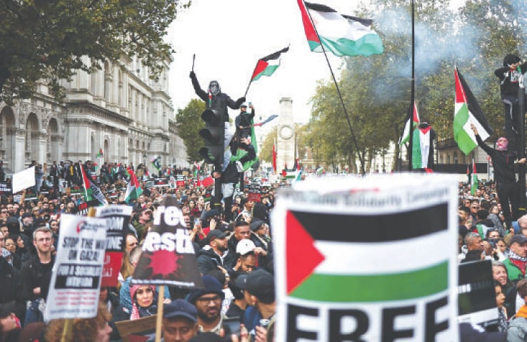 100,000 People Rally in London against Gaza War - About Islam