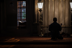 Muslim man praying in darkness-Is Witr Obligatory?