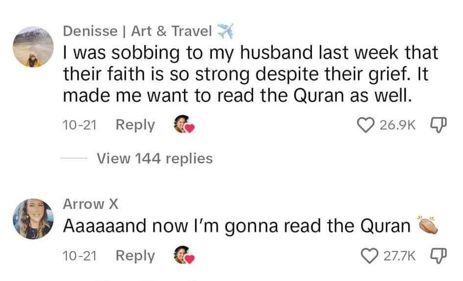 Reading Qur’an, Famous Tiktoker Converts to Islam - About Islam