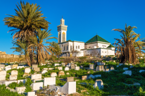 Muslim cemetery in Morocco