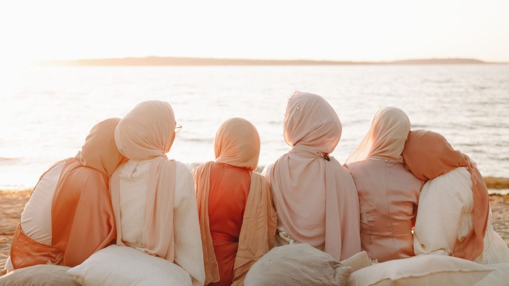 Hijabi women