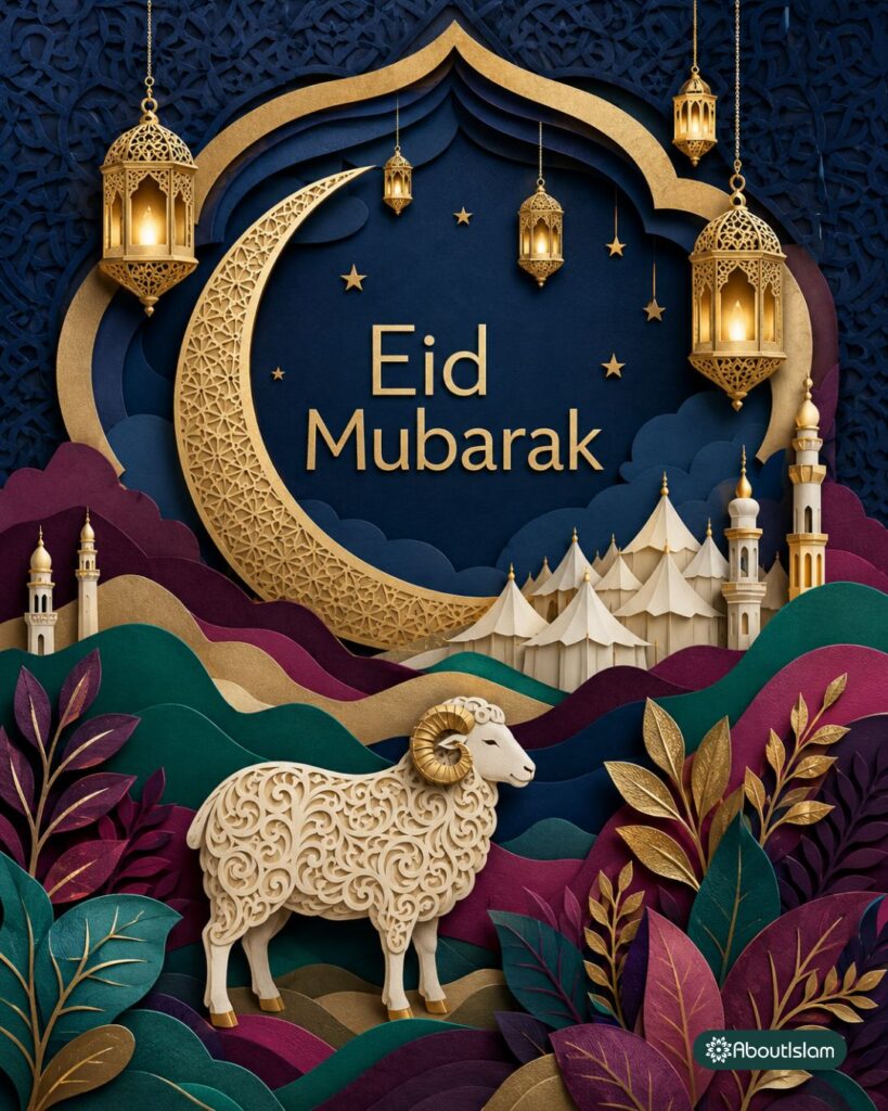65+ Beautiful Cards for Eid Al-Adha 1447/2026 - About Islam