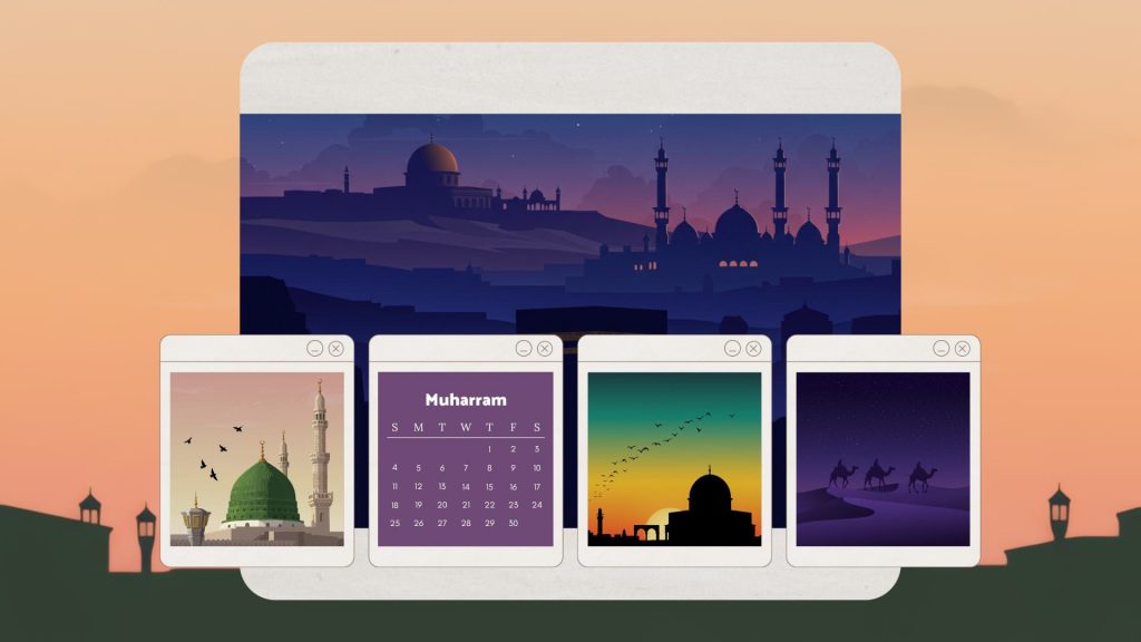 15 Beautiful Cards for the New Hijri Year 1447